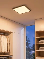 LED Ceiling Lamp TIVORA with Remote with Dimmer Black_1167885