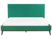 Säng med lamellram Sammet BAYONNE 180 x 200 cm Grön_870901