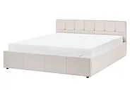 Seng med oppbevaring LAURESSES Lys beige 160 x 200 cm_1153509