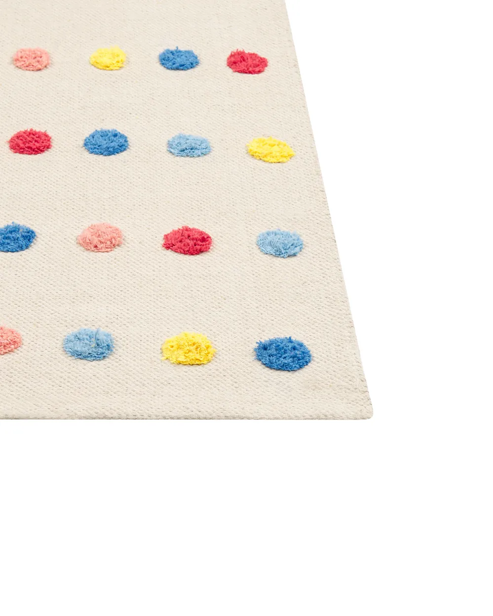Lastenhuoneen matto LELES Beige 80 x 150 cm Puuvilla_864141