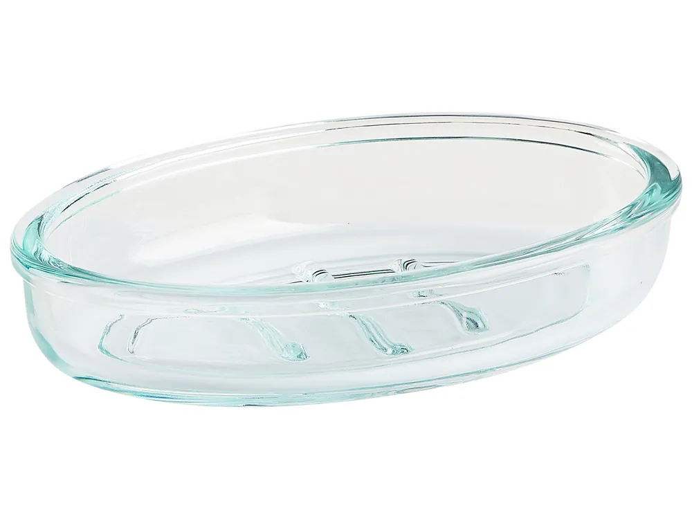 Set med badrumstillbehör i 5 delar AMARGA Glas Grön_825214