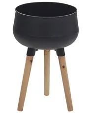 Upphöjd växtkruka AGROS 30 cm Metall Svart_804780