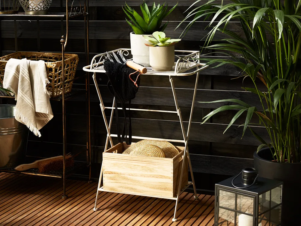 Side Table ANCUD Metal White