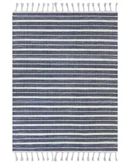 Rug BADEMLI Dark Blue 160 x 230 cm_846576