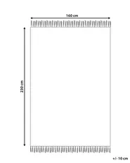 Barnmatta DARMA Beige 160 x 230 cm Bomull_1109465