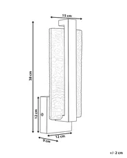 LED-vägglampa för utomhusbruk YANTRA Svart_1094700