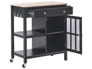 Kitchen Trolley GENOA Black_1029960