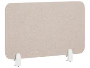 Desk Screen WALLY 80 x 40 cm Beige_853079