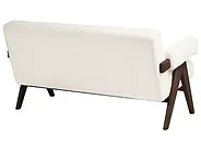 Soffa 2-sits TAMRE Bouclé Off-White/ Mörkbrun_985260