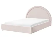 Ottoman Bed MOUZON Fabric Light Beige 160 x 200 cm (EU King Size)_1019479
