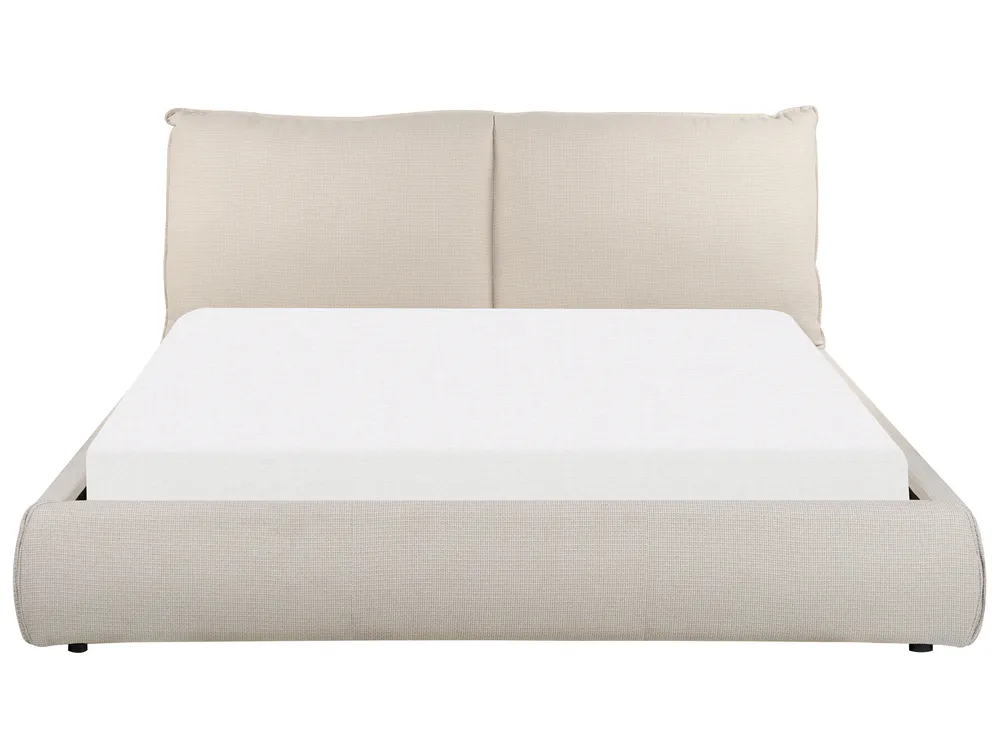 Waterbed Fabric VINAY 160 x 200 cm (EU King Size) Beige_881090