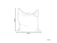 Bean Bag 600 L FUZZY 180 cm 230 cm Dark Blue_761984