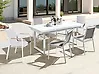 Garden Dining Set 6 Seater VALCANETTO/BUSSETO Metal Grey