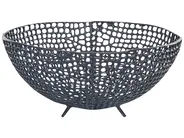 Set med 2 dekorativa skålar KRUKUT Metall Svart_849318