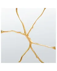 Veggspeil COOLE 80 cm x 80 cm Gull_1194256