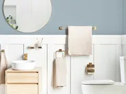 6-Piece Bathroom Hardware Set UVITA with Towel Bars and Hooks Gold_1080426