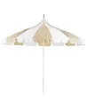 Aurinkovarjo 245 cm MINOA Valkoinen/beige