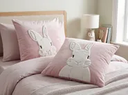 Set of 2 Decorative Cushions IBERIS Velvet 45 x 45 cm Pink_901963