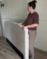 Säng med förvaring BERNAY Taupe 180 x 200 cm_1062579