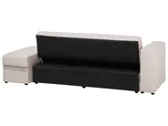 Sofa Bed 3 Seater FALSTER with Storage Fabric Beige_751400