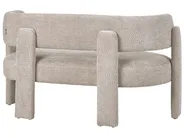 Living Room Set 4 Seater BUREA Chenille Light Beige_1072754
