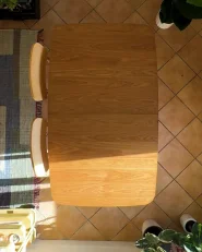 Extending Dining Table MADOX Light Oak 150/190 cm 90 cm_978570