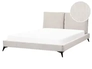 Säng med lamellram Manchester MELLE 160 x 200 cm Ljusbeige_882216