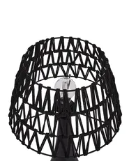 Table Lamp PELLEJAS Mango Wood Black_898911