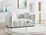 Sofa 2 Seater NESS Fabric White_1002482