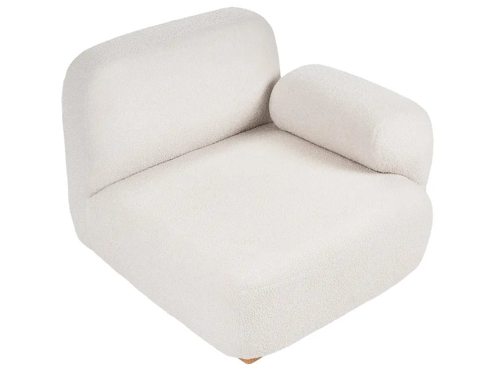 Modular Sofa 2 Seater AMLI Boucle Off-White_1070059