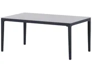 Garden Lounge Set with Table 4 Seater SCIACCA Metal Grey_825653