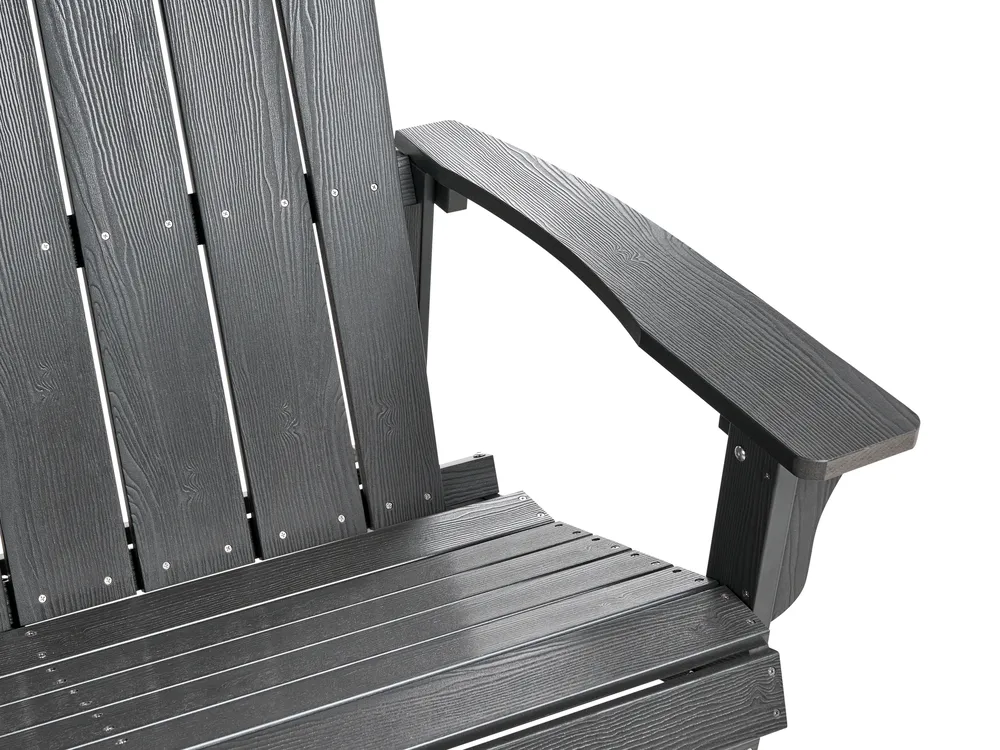 Garden Bench ADIRONDACK 125 cm Dark Grey_1011775