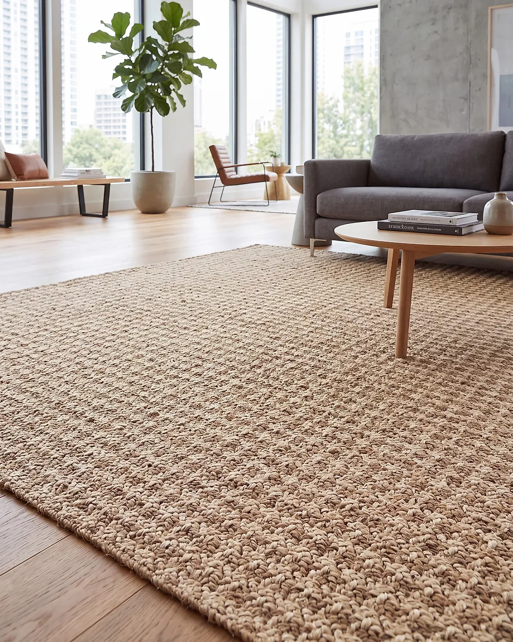 Matta KONURTAY Beige 200 x 300 cm Jute_1178747