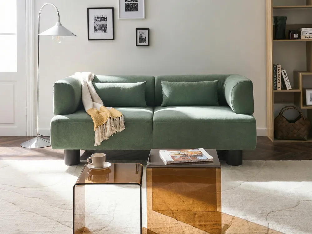 Sofa 2 Seater MOVIK Light Green