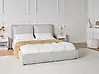 Bed Fabric BAJONNA 160 x 200 cm (EU King Size) Light Grey