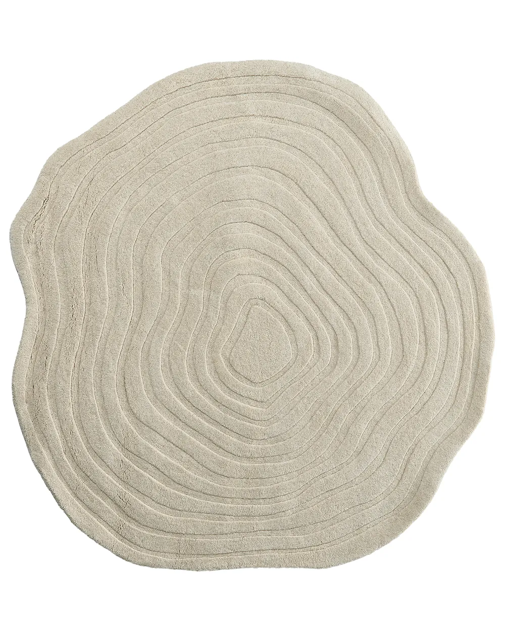 Matto ANKARAE Beige ø 160 cm Villa