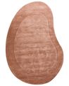 Rug MASSO Golden Brown 160 x 230 cm Viscose