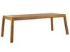 Garden Dining Table LIVORNO 210 cm 90 cm Acacia Wood Brown