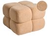 Pouffe CALIENTE Boucle Beige