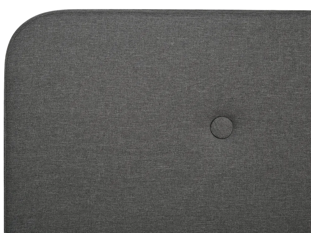 Bed Fabric RENNES 180 x 200 cm (EU Super King) Dark Grey_345283