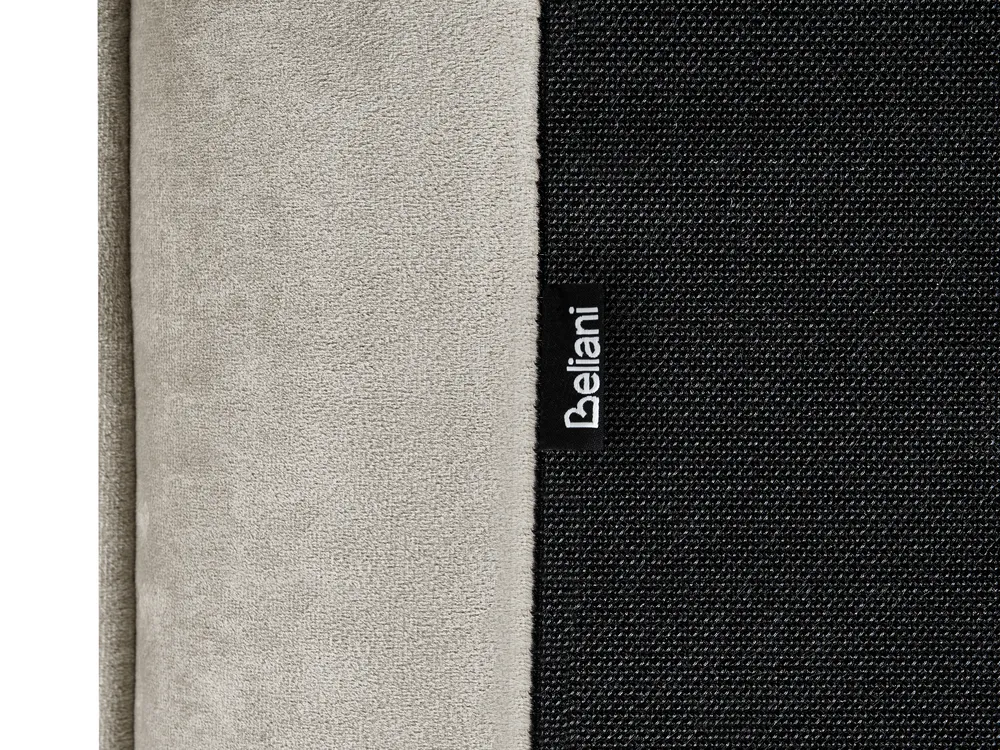 Waterbed Velvet LAVAUR 180 x 200 cm (EU Super King) Taupe_985807