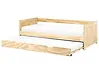 Trundle Bed Pine Wood GRAVELINES 90 x 200 cm (EU Single) Light Brown