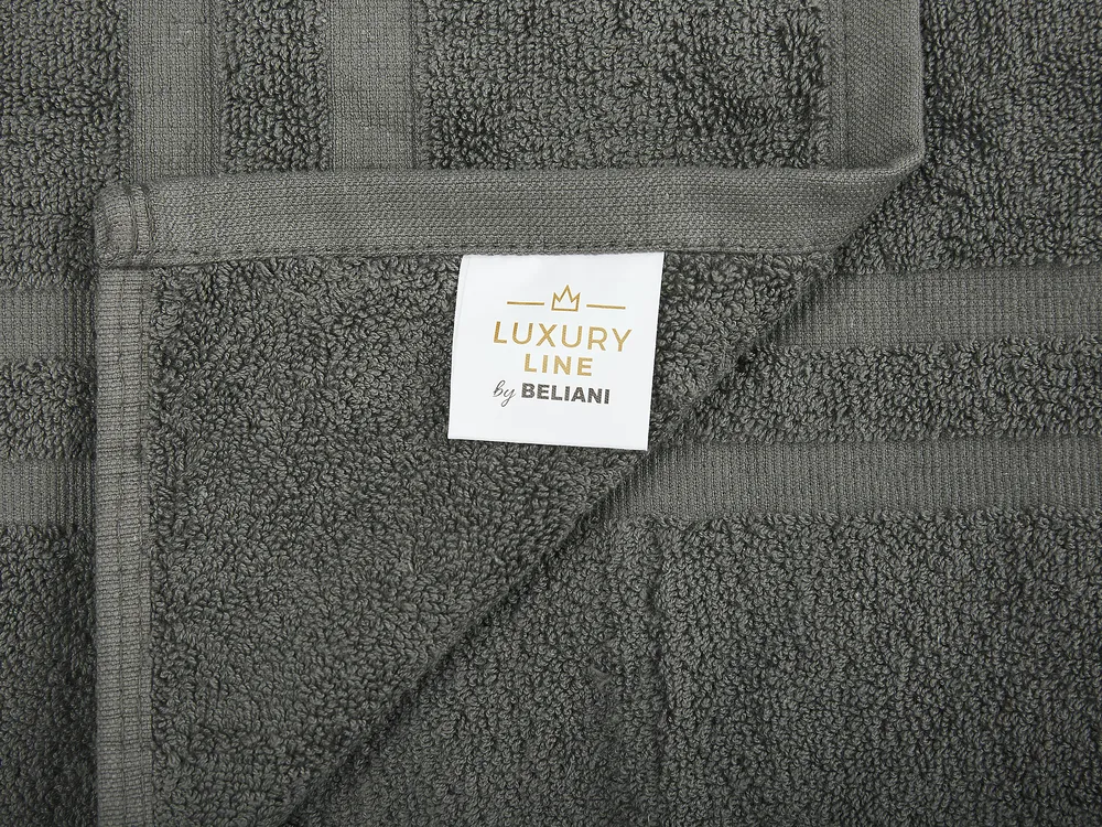 Set of 11 Towels ATAI Cotton Grey_793895