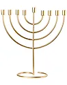 Ljusstake AMORA 50 cm Metall Guld