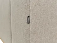 Corner Sofa 3 Seater NORA Fabric Light Beige Left Hand_937396