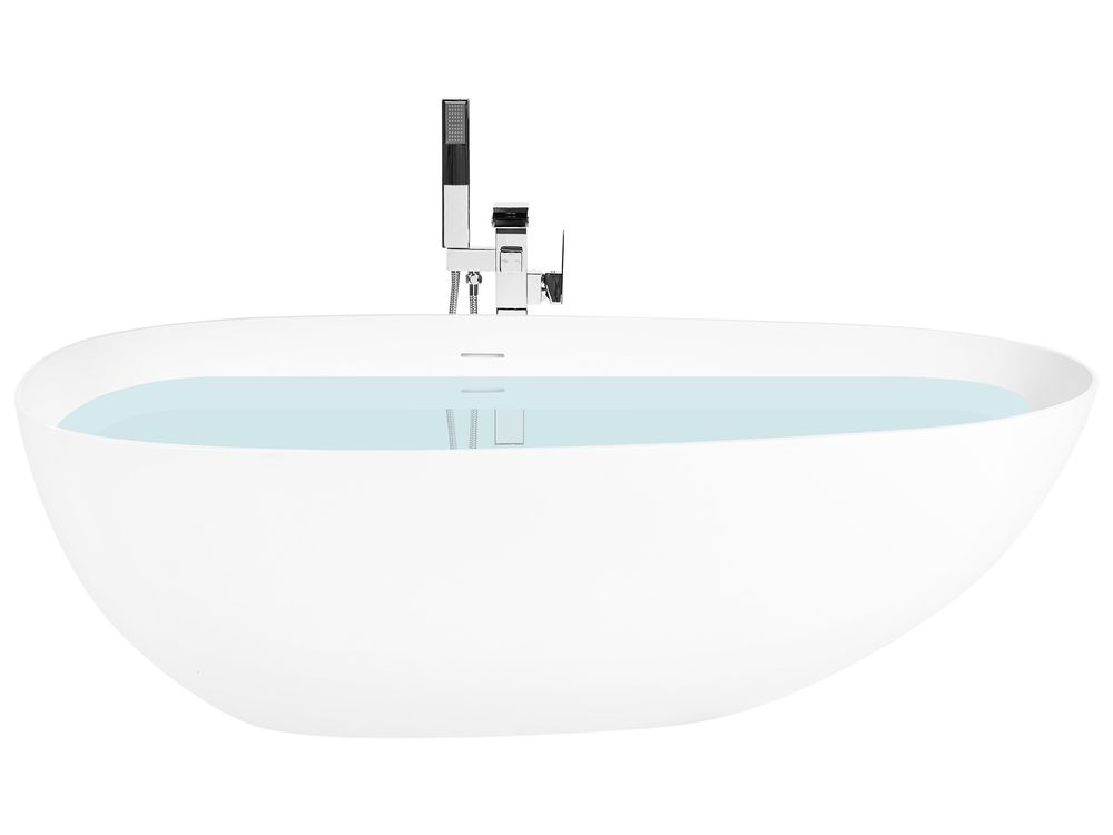 Fristående badkar TURIA 1700 x 800 mm Kompositmaterial Vit