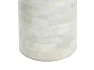 Dining Table MURTLE White 110 cm 110 cm Mango Wood_1047517