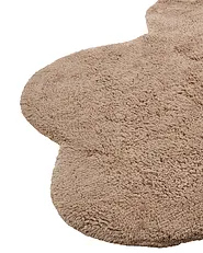 Kids Rug HODKA  Light Brown 80 x 120 cm Cotton with Cushion_1154980