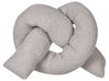 Throw Cushion GLADIOLUS 172 x 14 cm Boucle Grey Solid