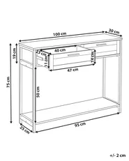 Console Table OPOCO Black_873494
